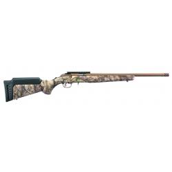 CARA RUGER AMERICAN RIMFIRE .17HMR 9CPS 18" 46CM FILETE 1/2-28" CAMO CANON BRONZ