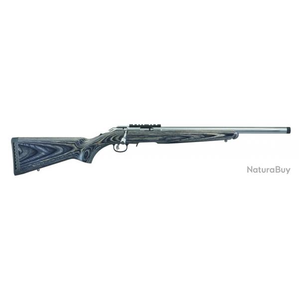 CARA RUGER AMERICAN RIMFIRE TARGET .17HMR 10CPS 18" 46CM INOX LAMELLE NOIRE