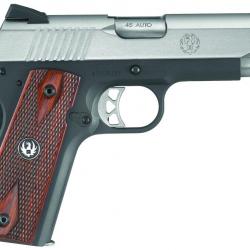 PIST RUGER SR1911 .9MM LWGT COMMANDER 4.25" 9+1CPS STAINLESS STEEL