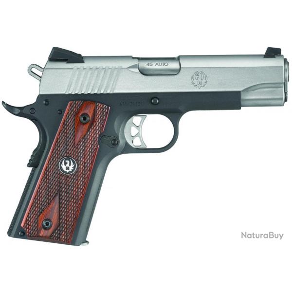 PIST RUGER SR1911 .9MM LWGT COMMANDER 4.25" 9+1CPS STAINLESS STEEL