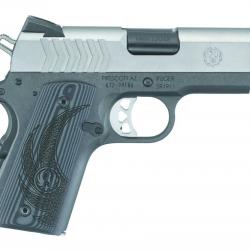 PIST RUGER SR1911 .9MM LUGER LWGT OFFICER 3.6" 7+1CPS STAINLESS STEEL