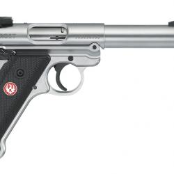 PIST RUGER MARK IV .22LR 5.1/2" 10CPS INOX TARGET CANON BULL FILETE 40126