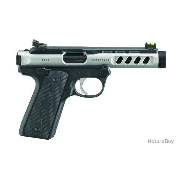 PIST RUGER MARK IV 22/45 LITE .22LR 4.40" 10CPS ANODISE 1/2-28" FILETE (2C)