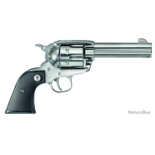 REV RUGER NEW VAQUERO KNV-34-SASS EN PAIRE .357MAG 4.5/8" 6CP INOX AVEC MALLETTE