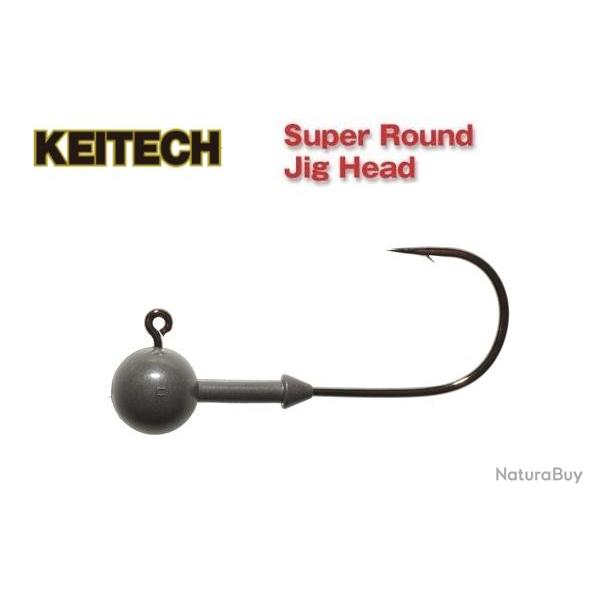 Tete Plombee Keitech Super Round Tungstene Jighead 5Gr #3/0