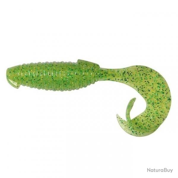 Leurre Souple Keitech Ss7 Flapper Grub 4" Lime Chartreuse 424S