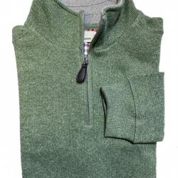 SWEAT col zippé LOVERGREEN