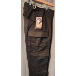 Pantalon treillis  noir T 36