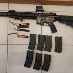 M4 BOLT MK18 Mod1 AEG noir custom occasion