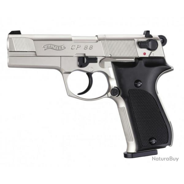 PISTOLET WALTHER CP88 3.5 NICKEL WALTHER CO2 CAL 4.5MM