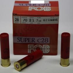 CARTOUCHE FOB PASSION SUPER PLOMB DE 7.5 CAL. 28 X25
