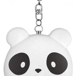 Alarme personnelle rechargeable Panda Blanche