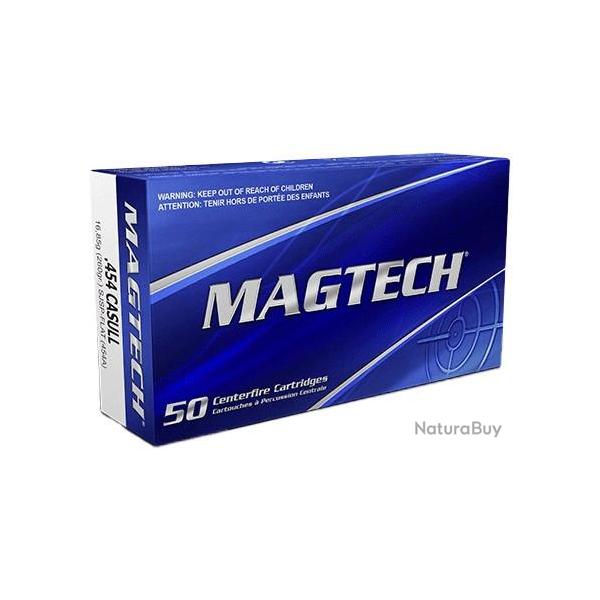 MAGTECH - Balles 454 CASULL 260 gr SJSP Flat (x20)