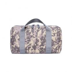 Sac malette de transport pour arme de poing et chargeur - Camouflage gris