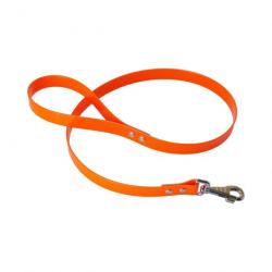 Laisse BIO-GOLD 25 mm orange fluo