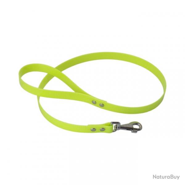 Laisse BIO-GOLD 25 mm jaune fluo