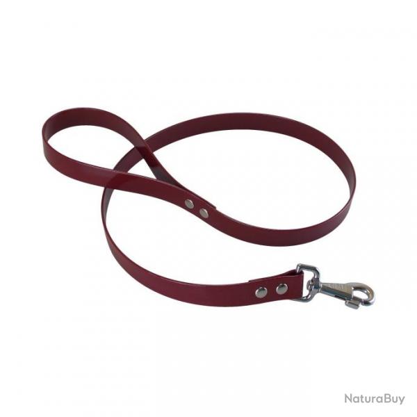 Laisse BIO-GOLD 25 mm bordeaux