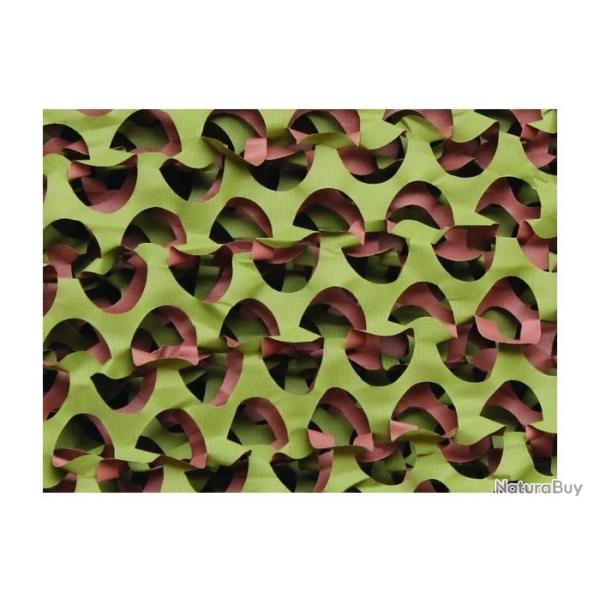 Filet de camouflage gamme basic 3x1.4 marron et vert