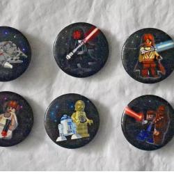 Lot Badges Star Wars - Lego/flunch