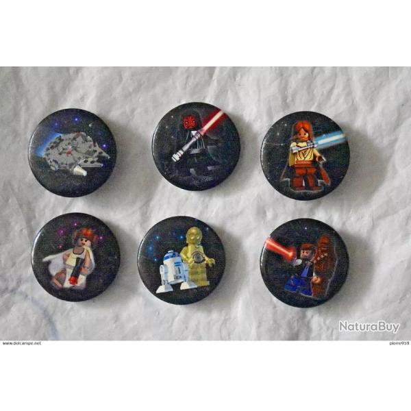 Lot Badges Star Wars - Lego/flunch