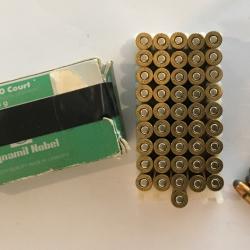 Lot de 49 munitions/balles calibre 30 court RWS Teil mantel 7,1gr (110grains)