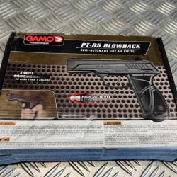 GAMO PT 85 Blowback Semi-Auto CO2 4.5mm (3.5 Joules)