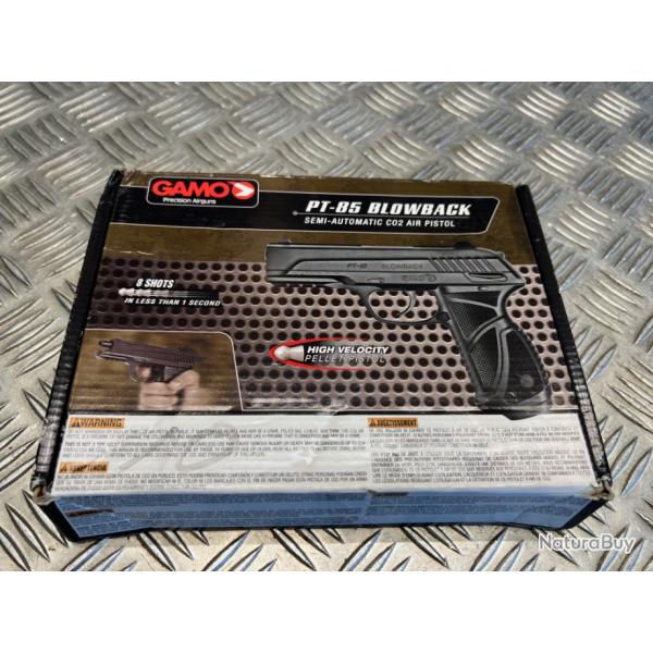 GAMO PT 85 Blowback Semi-Auto CO2 4.5mm (3.5 Joules)