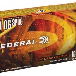 Munitions FEDERAL Cal.30-06 fusion 165gr 10.7g par 20