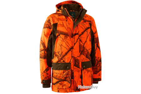 Blouson de chasse hiver Eagle orange Deerhunter Vestes et