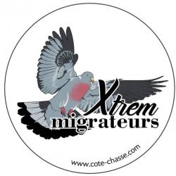 Autocollant pigeon ramier XTREM MIGRATEURS