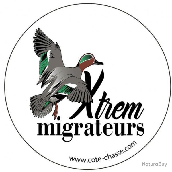 Autocollant canard sarcelle XTREM MIGRATEURS