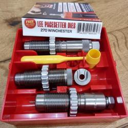 JEUX D'OUTILS 270 WINCHESTER avec shell holder LEE pacemetter die set