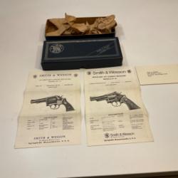 Smith & Wesson: Boîte et documents d'époque et d'origine