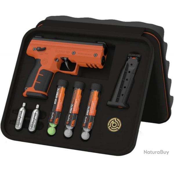 PACK COMPLET DEFENSE BYRNA SD ORANGE - CO2 -  CALIBRE 68