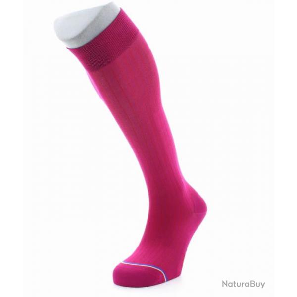 CHAUSSETTES hautes Bastille Fushia La Chaussette Franaise