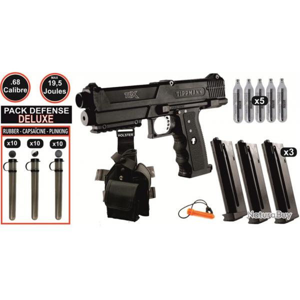 Pack DELUXE defense 19.5 Joules Tippmann TPX