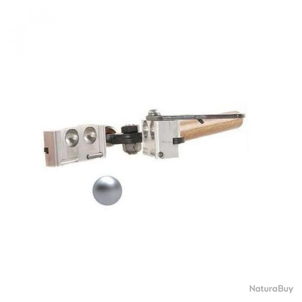 Moule  balle ronde 2 cavits Lee pour rechargement poudre noire .375 (36 PN) #90420