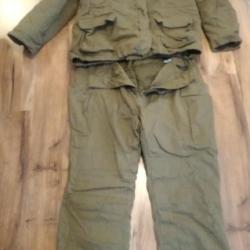 AUTHENTIQUE UNIFORME TENUE MILITAIRE HIVER "AFGANKA PESOCHKA" TALLE 2 XL 60/5 RUSSIE 1990 BON ÉTAT