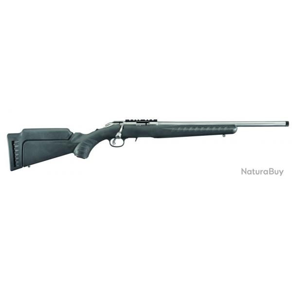 CARA RUGER AMERICAN RIMFIRE .22LR 10CPS 18" 46CM FILETE 1/2-28" NOIRE CANON INOX