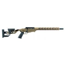 CARA RUGER PRECISION RIMFIRE .22LR 10CPS 18" 46CM FILETE 1/2-28" MARRON BRONZE