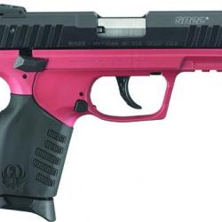 PIST RUGER SR22PB .22LR 3.5" 10+1 POIGNEE CADRE ROUGE TITANIUM CERAKOTE