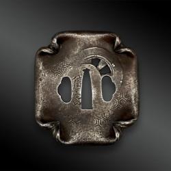 TSUBA Mokko Gata - Japon - Période Edo (1603-1868)