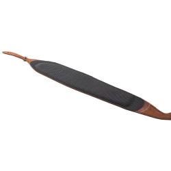 Bretelle fusil antidérapante large Cobra cuir véritable