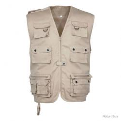 Gilet à poches beige Taille 4