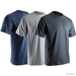 Lot 3 T shirts LMA gris bleu noir Taille 4