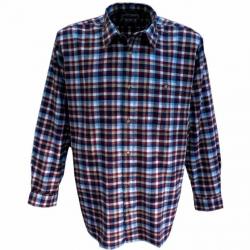 Chemise à carreaux bordeaux TS (Taille 2)