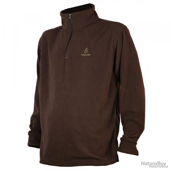 Sweat polaire marron Treeland Taille 4