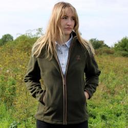 Blouson polaire femme Scotland kaki TS (Taille 2)