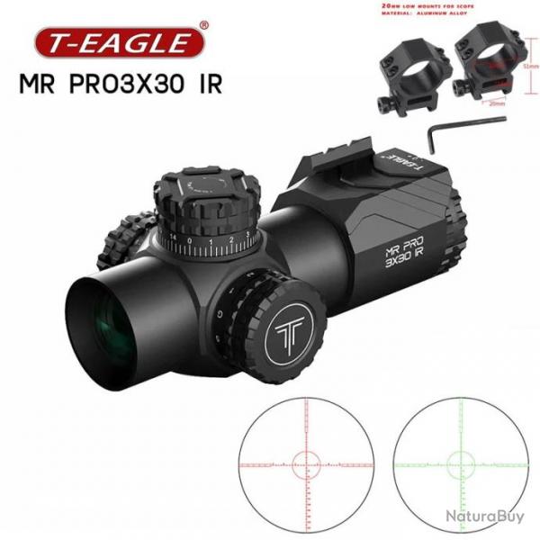 T-Eagle MR PRO 3X30IR 20MM LOW Paiement en 3 ou 4 fois - LIVRAISON GRATUITE !!