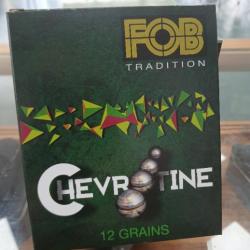 LOT DE 5 BOITES FOB CHEVROTINE 12 GR